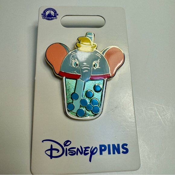 NWT. Disney Pin - Boba Tea Dumbo. featuring the adorable flying elephant - Picture 1 of 6